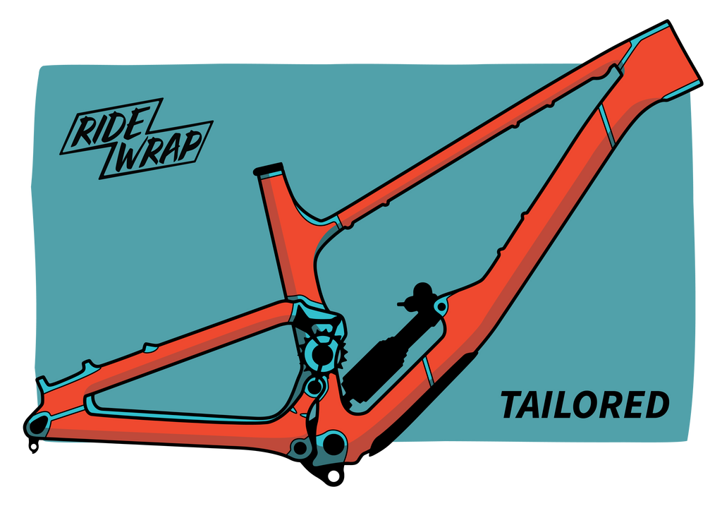 Mountain bike frame wrap hotsell